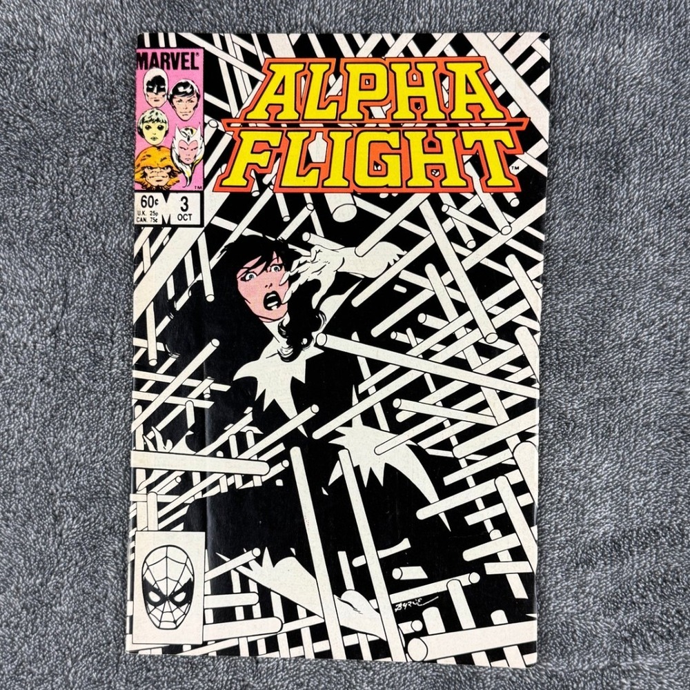 Alpha Flight 3 Marvel Comics 1983 John Byrne Aurora Cover Bronze Age GI Joe Ad